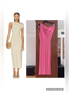 THE SEI Asymmetric Twist Dress Brand New Petite
